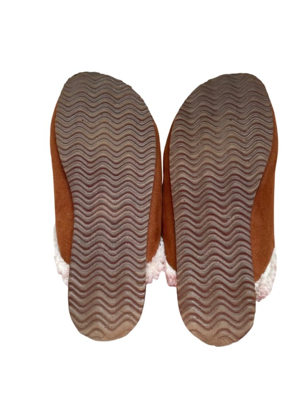 J.Crew Womens Faux Suede Shearling-Lined Slippers In Chestnut Brown Size 8 7.5 - Picture 7 of 9